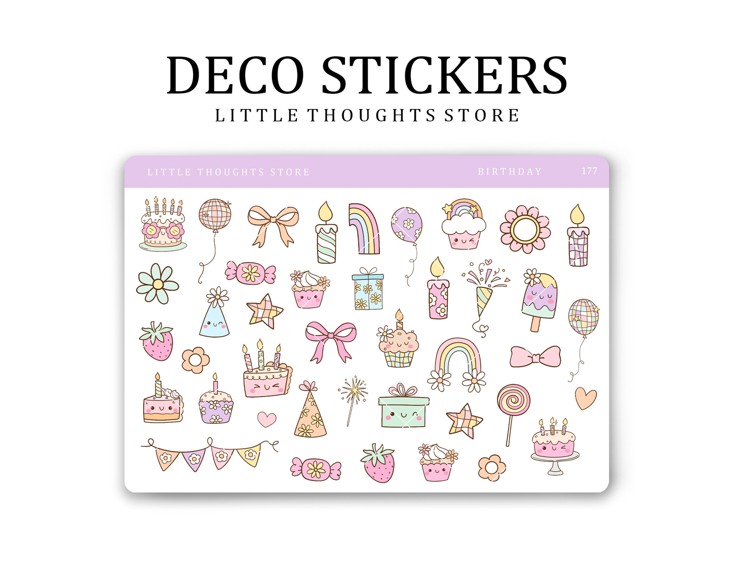 Birthday Deco Stickers