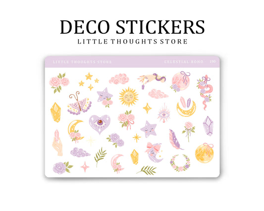 Celestial Boho Deco Stickers