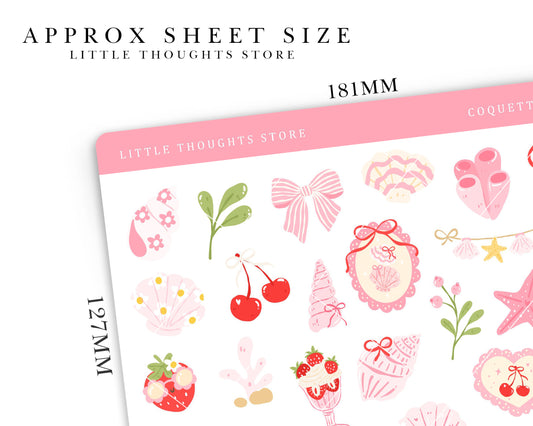 Coquette Beach Deco Stickers