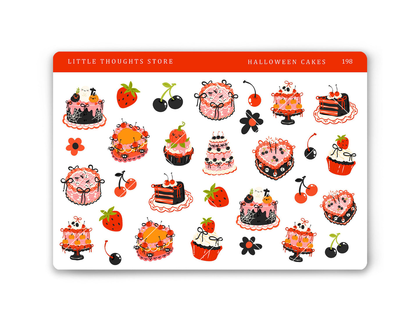 Halloween Cake Deco Stickers