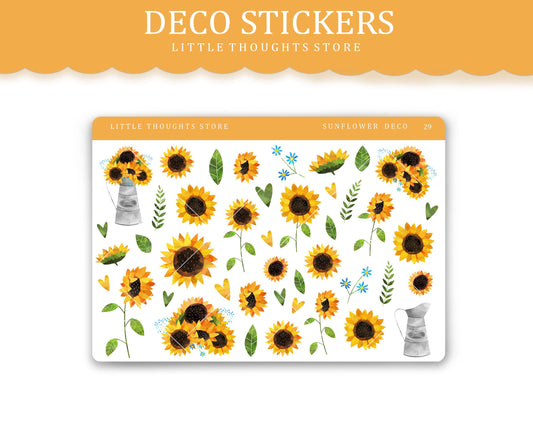 Sunflower Deco Stickers