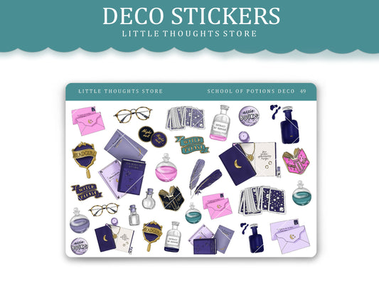 School of Potions Deco Stickers