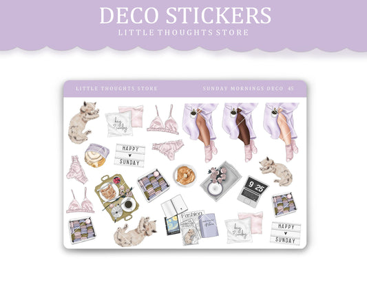 Sunday Mornings Deco Stickers