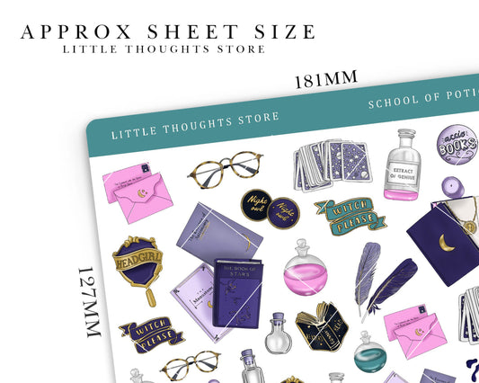 School of Potions Deco Stickers