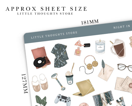 Night In Deco Stickers