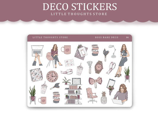 Boss Babe Deco Stickers