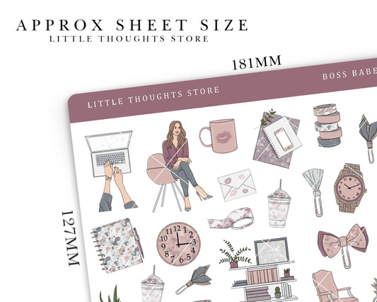 Boss Babe Deco Stickers