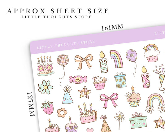 Birthday Deco Stickers