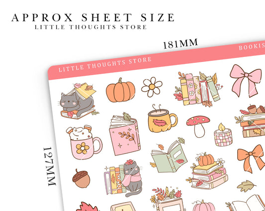 Bookish Fall Deco Stickers