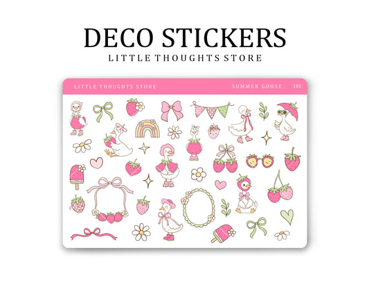 Summer Goose Deco Stickers