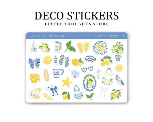 Chinoiserie Lemons Deco Stickers