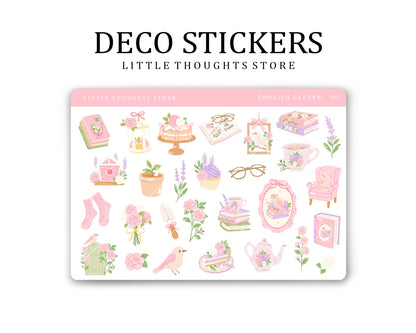 Bookish Garden Deco Stickers