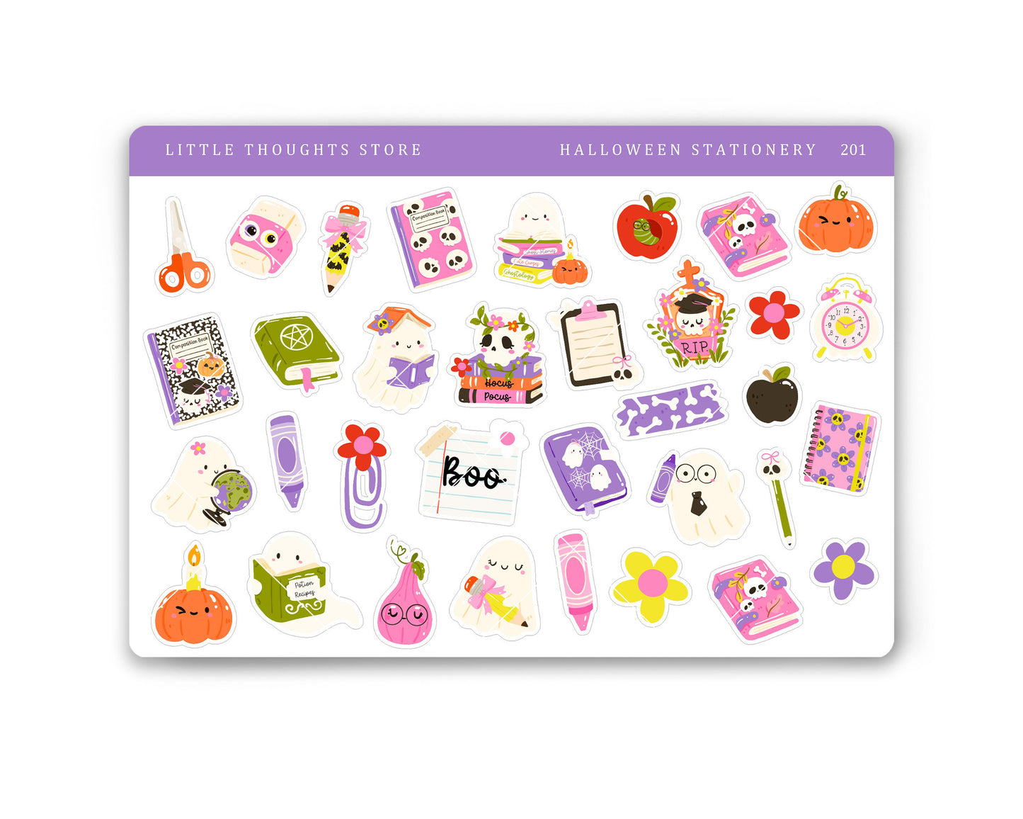 Halloween Stationery Deco Stickers