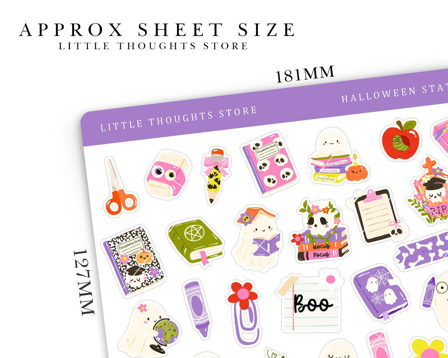 Halloween Stationery Deco Stickers