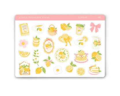 Lemons Deco Stickers
