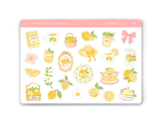 Lemons Deco Stickers
