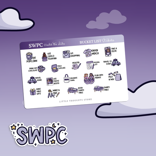 SWPC Bucket List Stickers