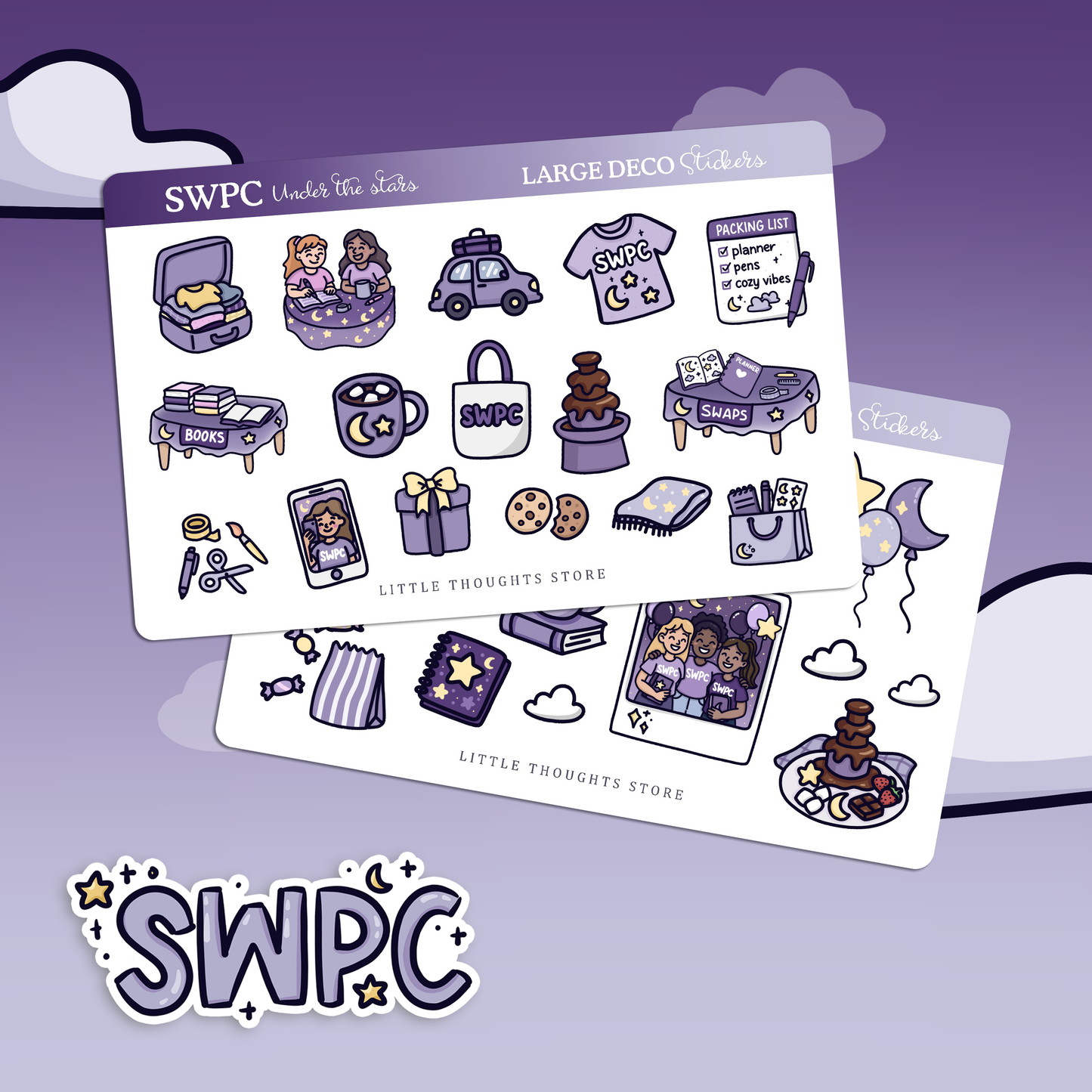 SWPC Large Deco Stickers