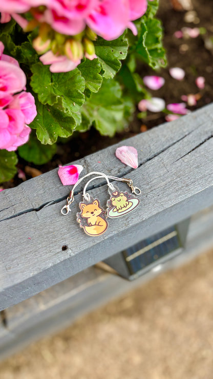 Frog and Fox Planner/Phone Charm