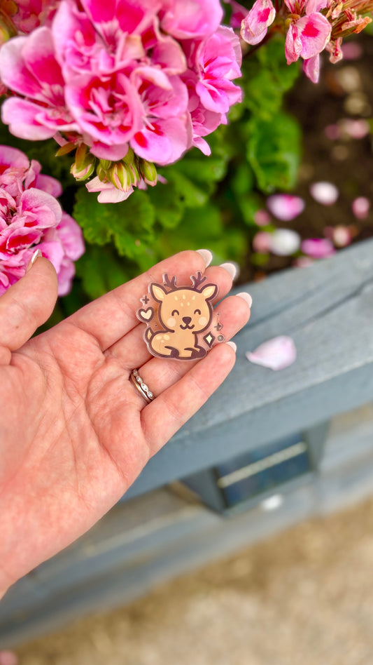 Deer Acrylic Pin