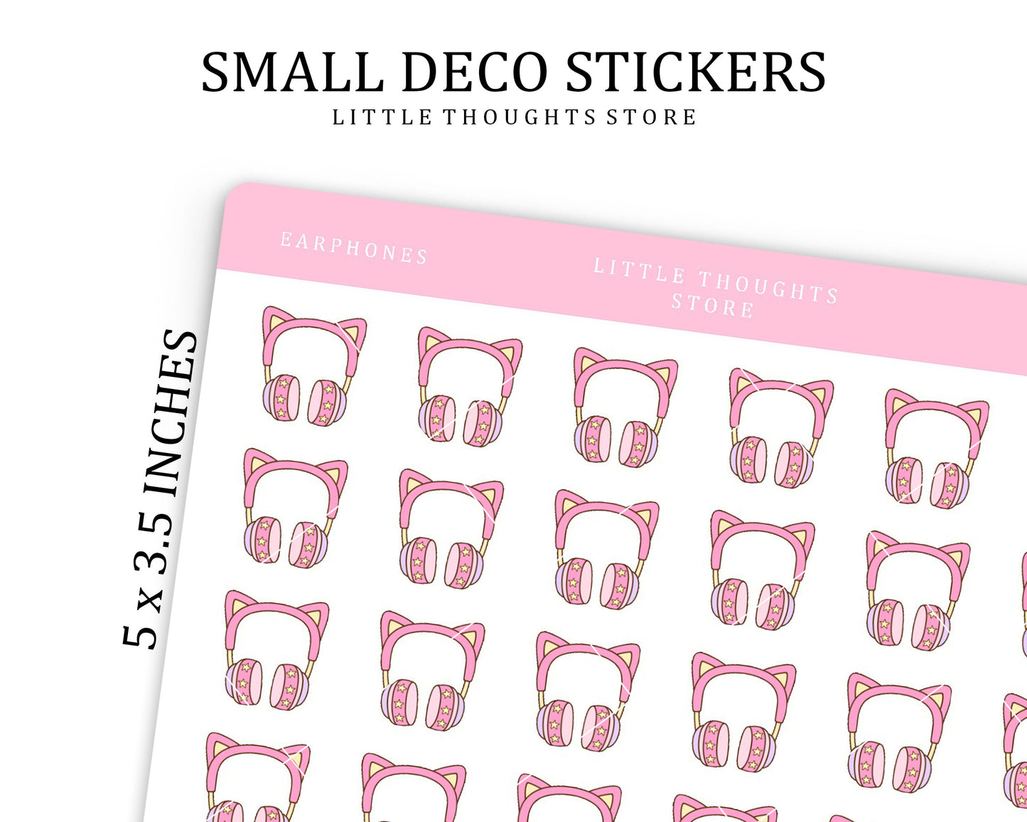 Headphone Deco Stickers