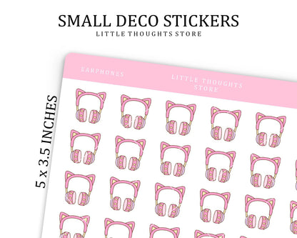 Headphone Deco Stickers
