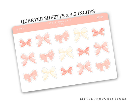 Bow Deco Stickers