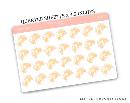 Croissant Deco Stickers