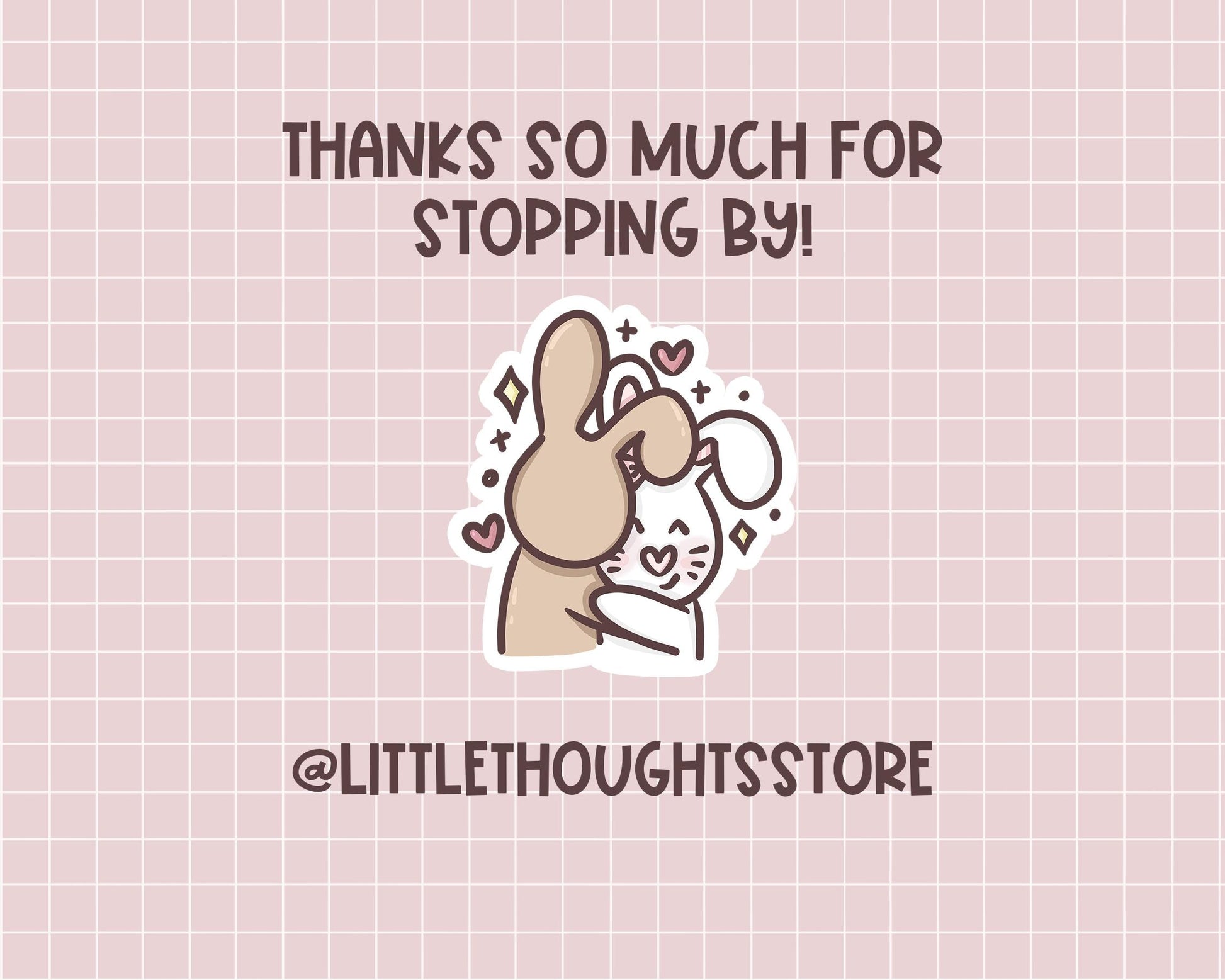 a sticker of a dog with hearts on it