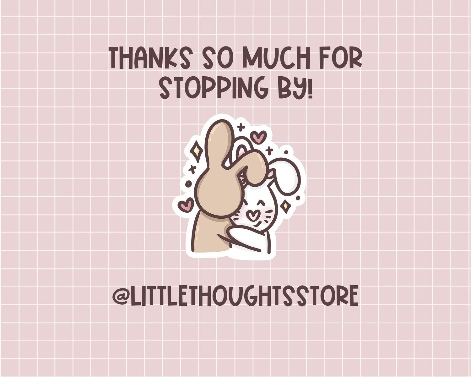 a sticker of a dog with hearts on it